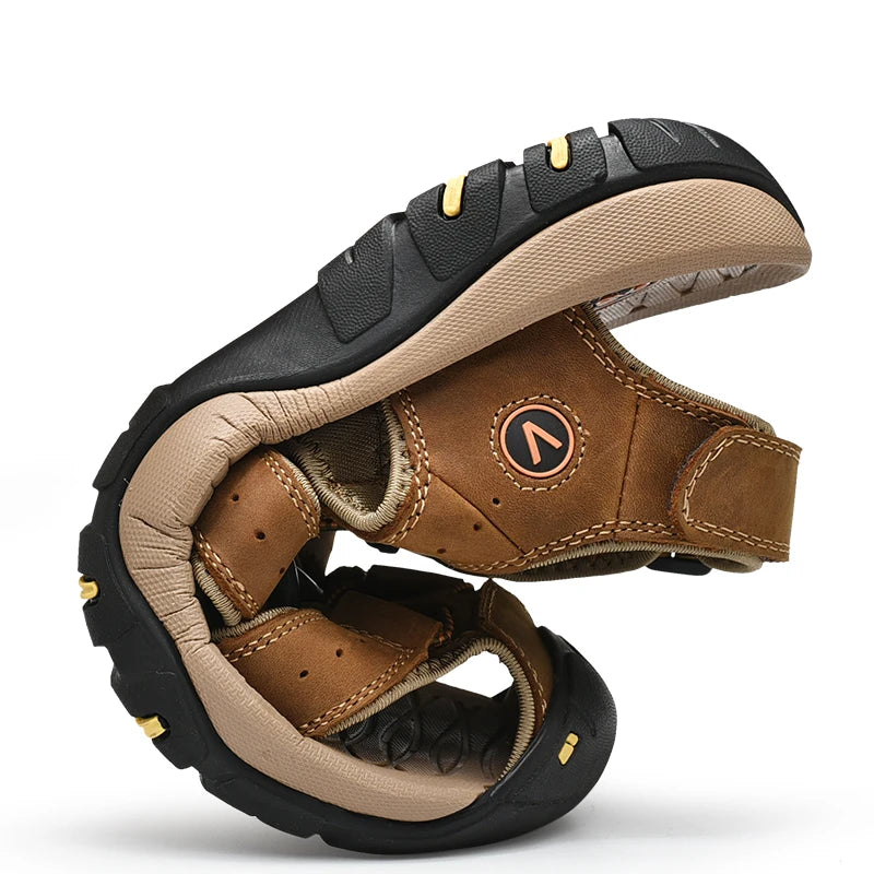 Genuine Leather Men's Summer Sandals