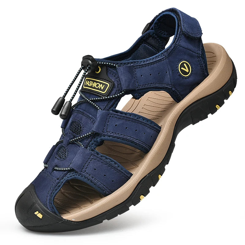 Genuine Leather Men's Summer Sandals