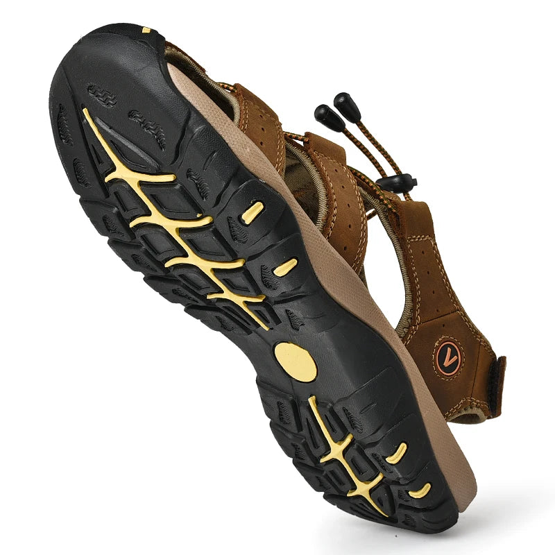 Genuine Leather Men's Summer Sandals